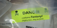 Fentanyl evidence bags