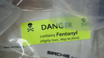 Fentanyl evidence bags